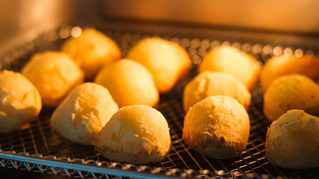 receita pão de queijo low carb