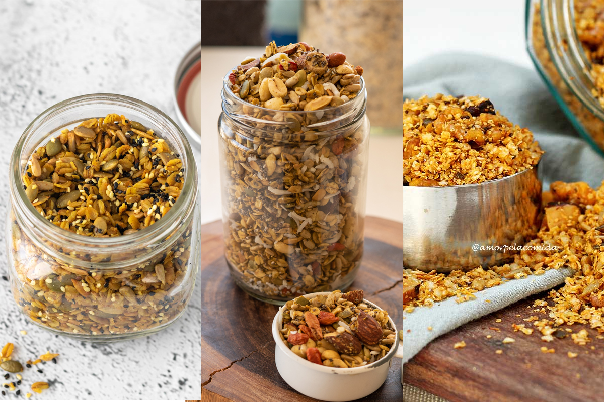 Granola Salgada: Uma Alternativa Versátil e Nutritiva