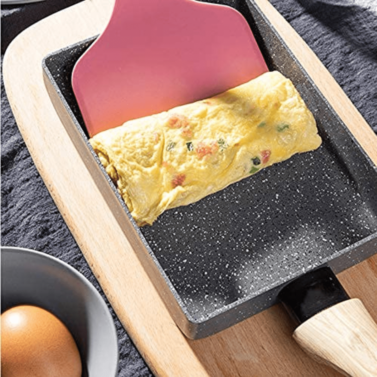 Frigideira Antiaderente e Antiderrapante - Tamagoyaki Pan 15x18cm